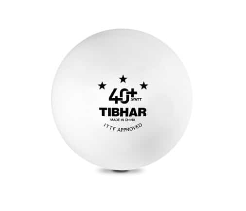 Tibhar 40+ Ball SYNTT weiß