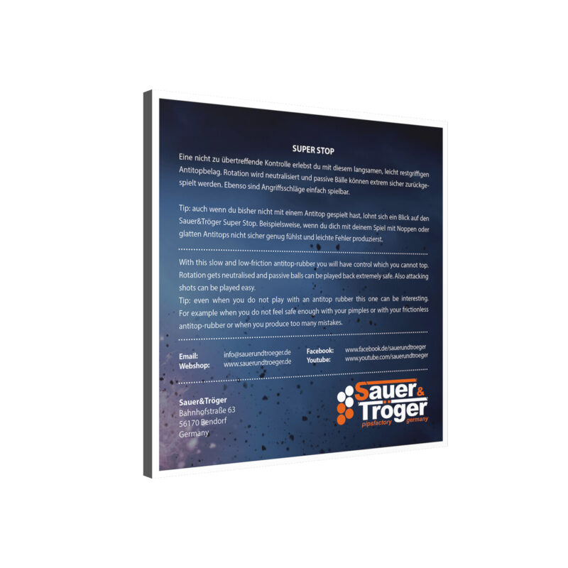 Sauer&Tröger Super Stop Rückseite